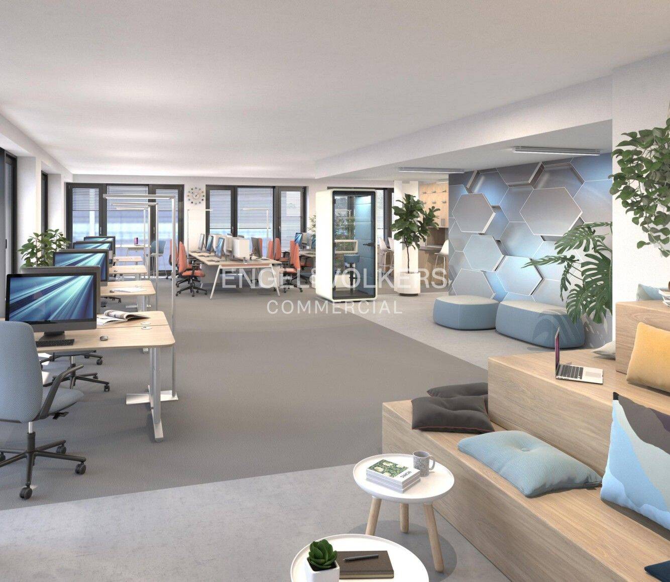 Modernes Büro am Flughafen BER