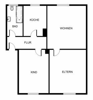 Überruhr-Holthausen: Bezugsfertige 3-Zimmer-Whg. in einem kleinen MFH – 45277 Essen – Vorschaubild 8