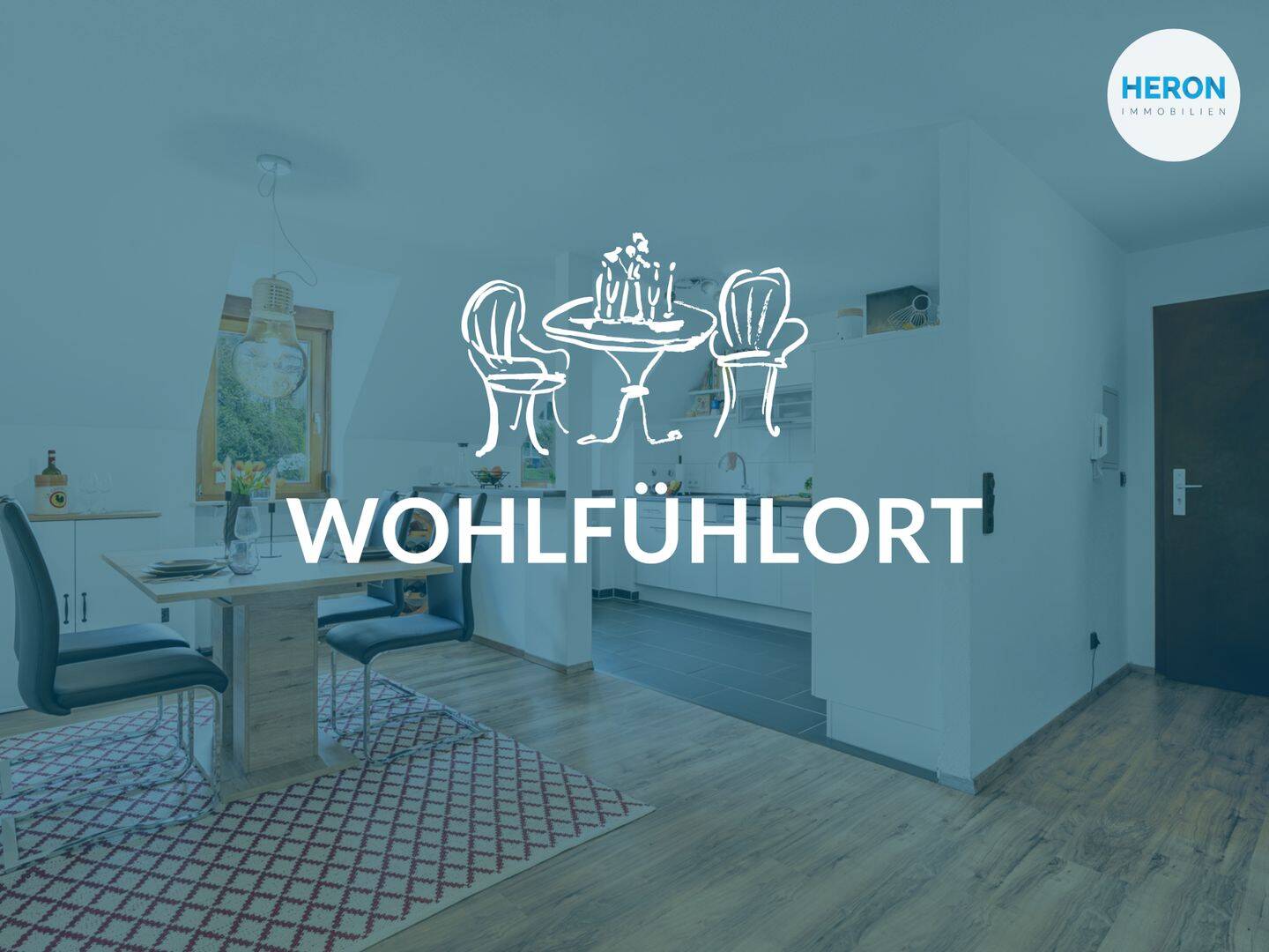 WOHLFÜHLORT - 2,5-Zimmer-Dachgeschosswohnung mit Balkon und Stellplatz in Weissach im Tal