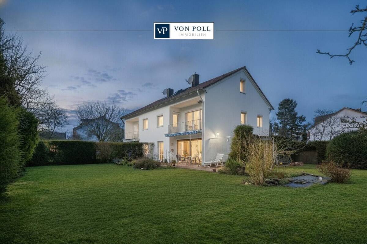 Doppelhaushälfte mit großzügigem Grundstück, Gartenidylle und Entwicklungsperspektive – 81247 München – Bild 1 von 9