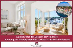 Exklusiv über den Dächern Travemündes - Wohnung mit Wintergarten und Dachterrasse an der Vorderreihe – 23570 Lübeck – Vorschaubild 1