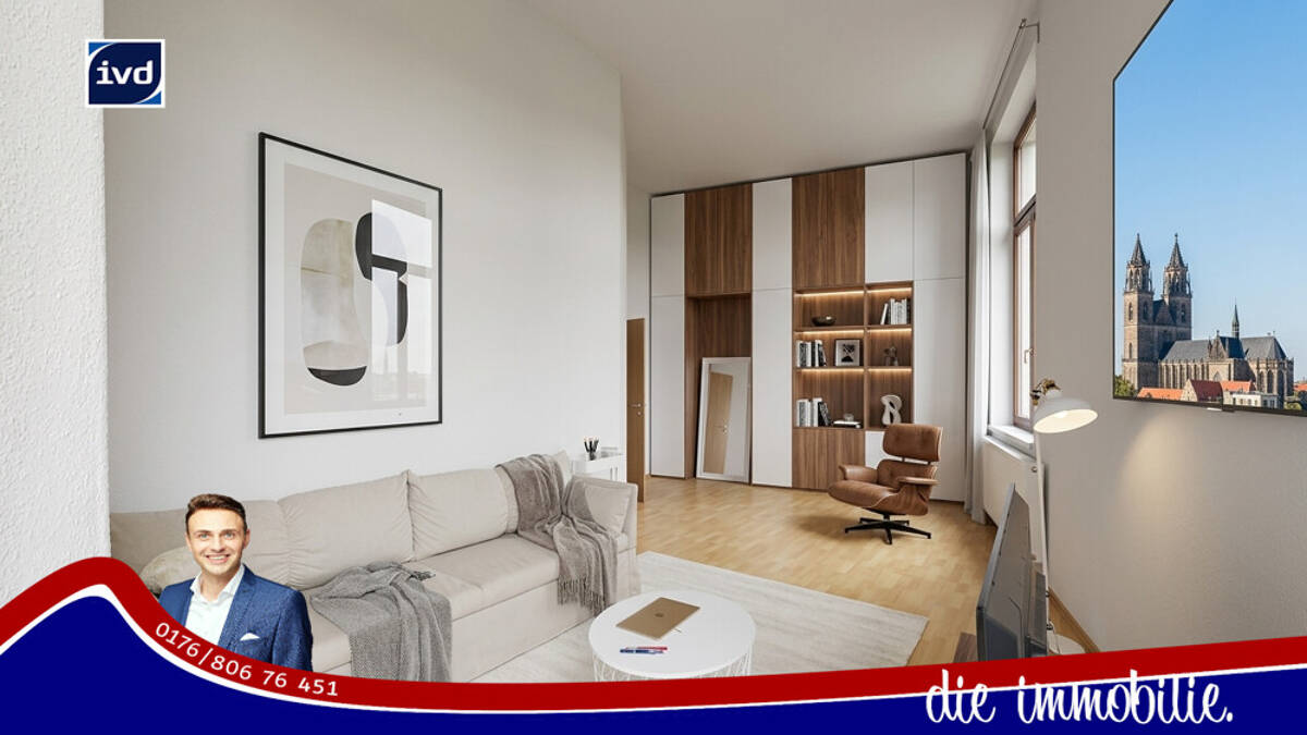 ***Stilvoll wohnen im Gründerzeithaus - unweit der Elbe in der Magdeburger Altstadt - ideal für Eigennutzer*** – 39104 Magdeburg – Bild 1 von 9