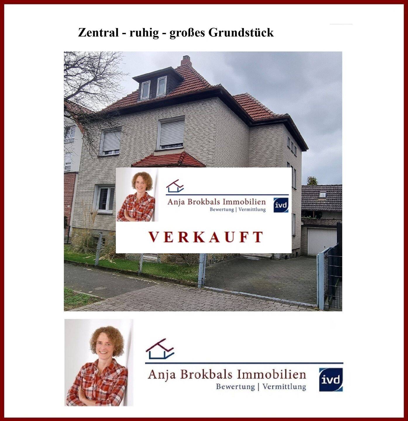 Zentral - ruhig - großes Grundstück_provisionsfrei für Käufer – Gütersloh – Bild 1 von 9
