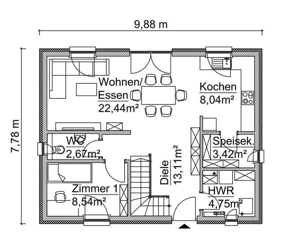 Naturnah wohnen mit der Familie - Ihr Haus in Bad Düben mit ScanHaus – Bad Düben – Vorschaubild 3