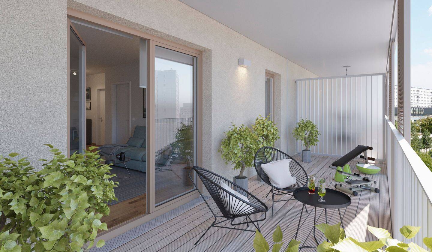 *Erstbezug am bayr. Bahnhof* Großer Süd-Balkon - PKW-Stellplatz - Neubau KfW 40 – Leipzig – Vorschaubild 3