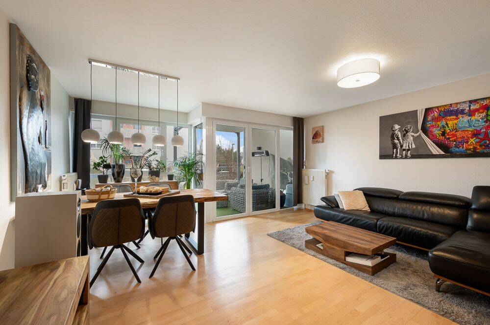 Stilvolle 2-Zimmer-Wohnung mit Südwest-Terrasse in Mainz-Gonsenheim