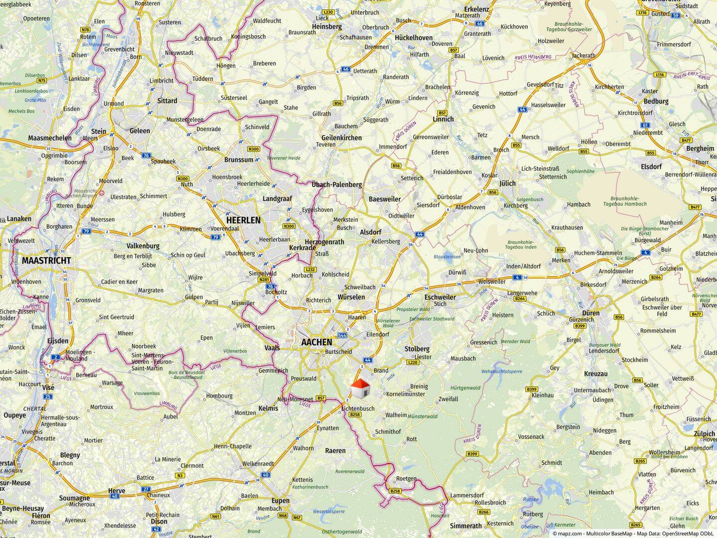 Loftartige Dachgeschosswohnung mit riesigem Balkon und Garage in Aachen-Oberforstbach! – Aachen – Vorschaubild 8
