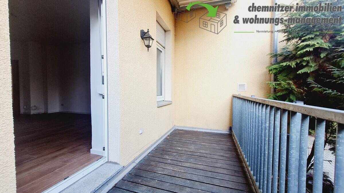 Frisch renovierte 2-Raum-Wohnung mit Balkon, Tageslichtbad und PKW-Stellplatz - in UNI-Nähe – Chemnitz – Vorschaubild 5