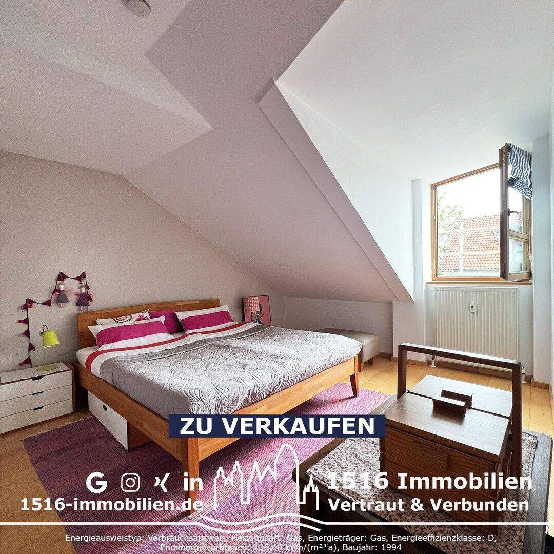 3ZKB Dachgeschosswohnung mit sonnigem Balkon – Ingolstadt – Vorschaubild 8