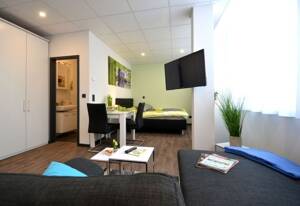 verfügbares 1-Zimmer-Apartment für 2 Personen, modern und voll ausgestattet, zentral Offenbach – 63065 Offenbach am Main – Vorschaubild 2