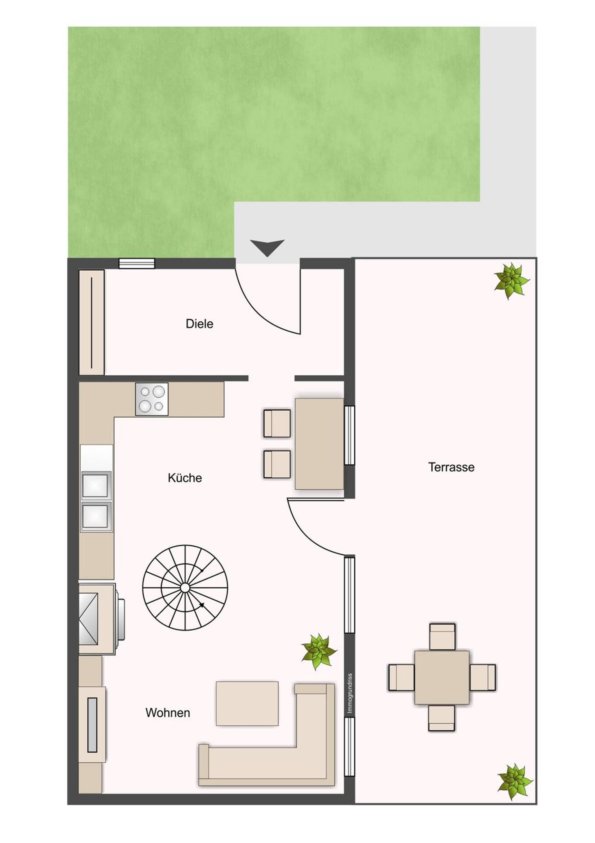 Terrassenwohnung in 71638 Ludwigsburg mit 111 m² kaufen