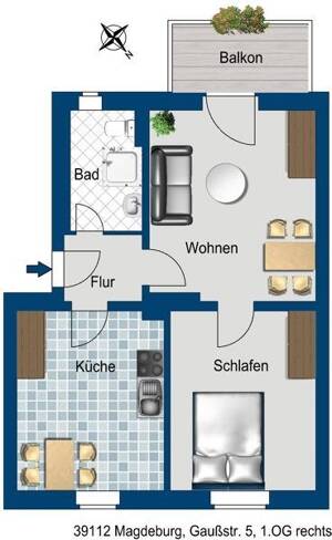 Zeit, es sich im neuen Zuhause gemütlich zu machen! – 39112 Magdeburg – Vorschaubild 2