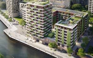 Großzügige 3-Zimmer-Neubauwohnung in erster Wasserlage am Baakenhafen - nachhaltig, hochwertig und modern – 20457 Hamburg – Vorschaubild 2