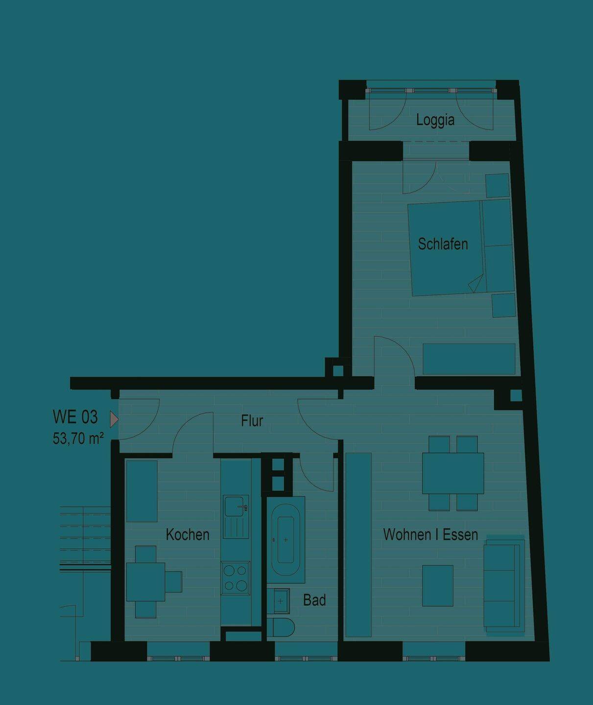 Gemütliche 2-Zimmer-Wohnung mit Loggia in Chemnitz-Hilbersdorf! – Chemnitz – Vorschaubild 8