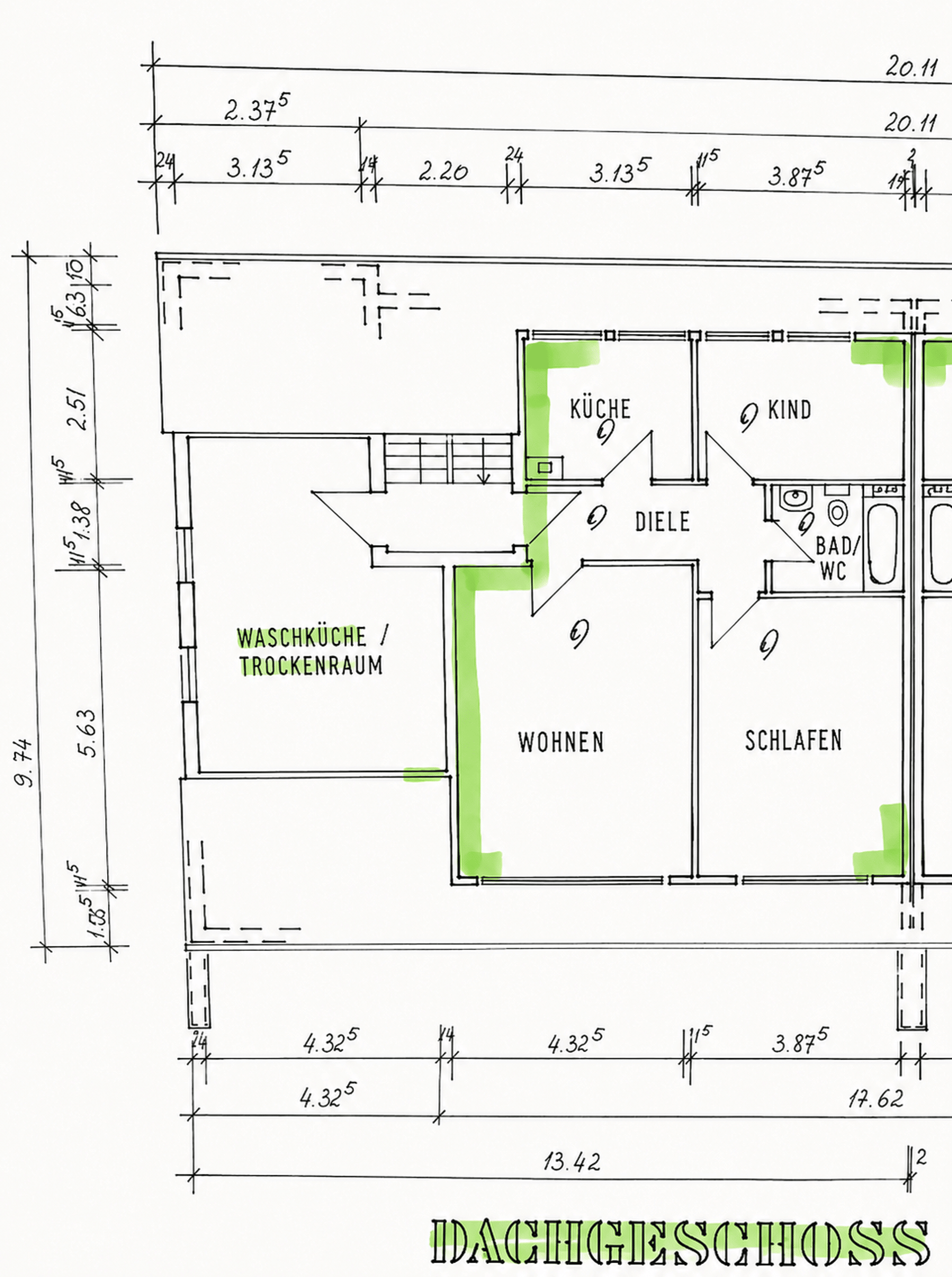 Dachgeschosswohnung in 59427 Unna mit 65 m² kaufen