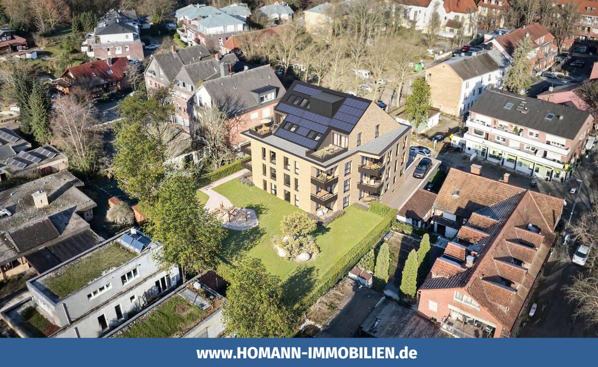 Wohnquartier "Am Handorfer Markt": Zukunftsweisend wohnen mit Energieklasse A+ – 48157 Münster – Bild 1 von 3