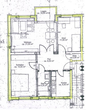 3 Zimmer Wohnung in Bremen – 28777 Bremen – Vorschaubild 3