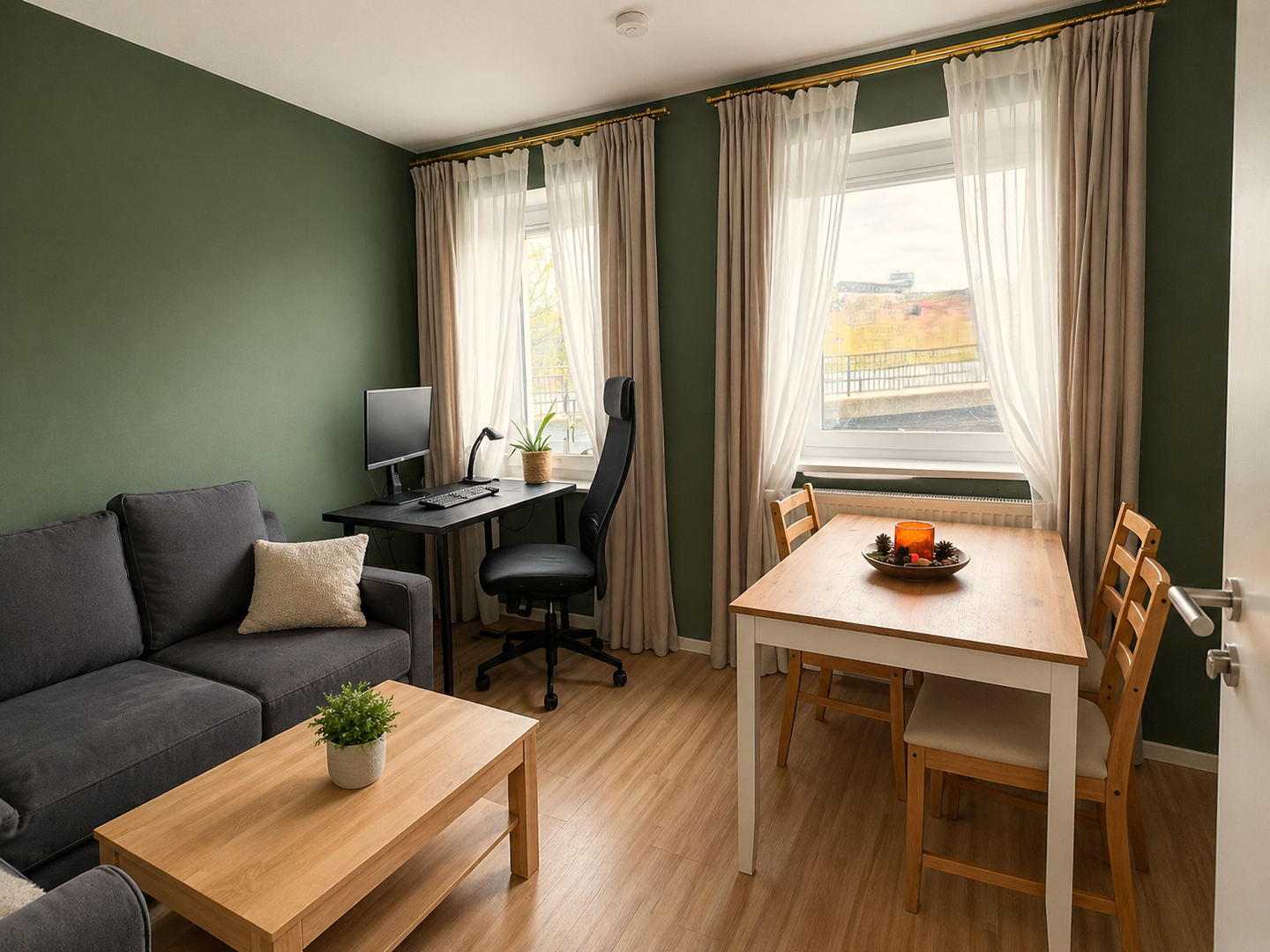 Helles 2-Zimmer-Appartment in Grombühl – Würzburg – Bild 1 von 4