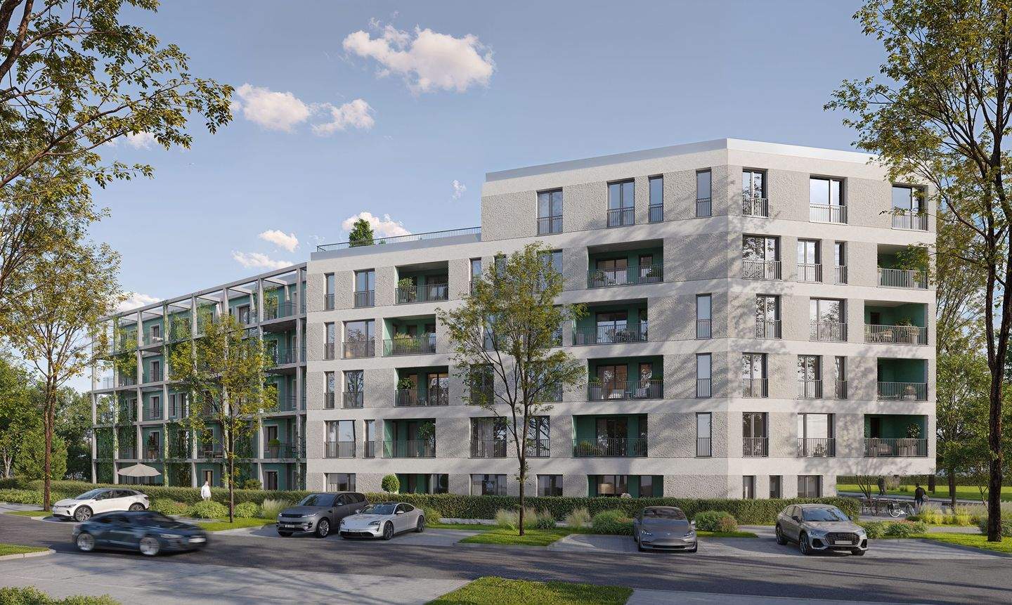 3-Zi. - Eigentumswohnung im ILLERPARK mit Garten | 87,4 m² | Erstbezug (1.0.4) – Neu-Ulm – Vorschaubild 3