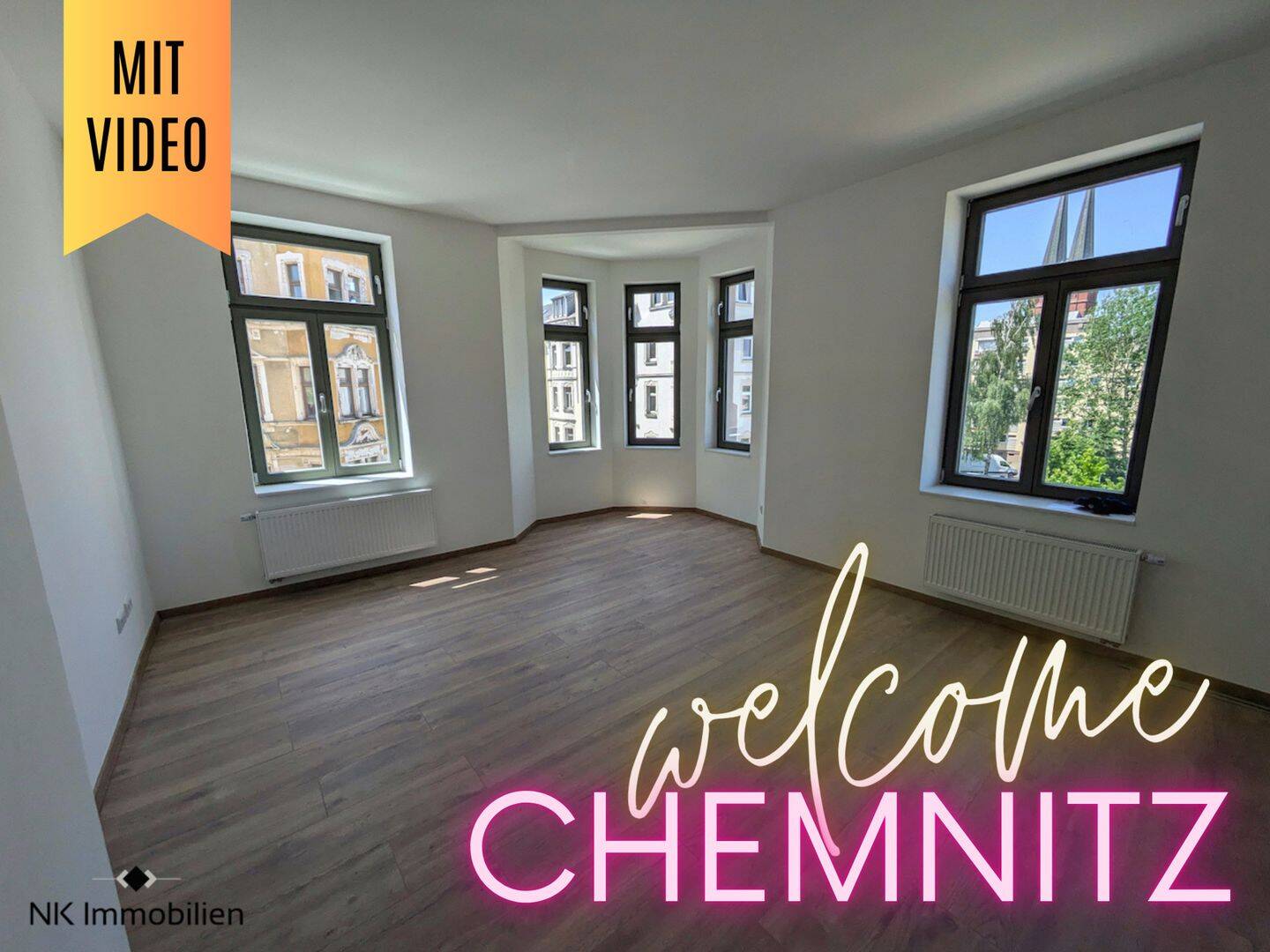 ++ frisch sanierte 3-Raum Wohnung mit Tageslichtbad - top-angebunden ins Chemnitzer Zentrum ++