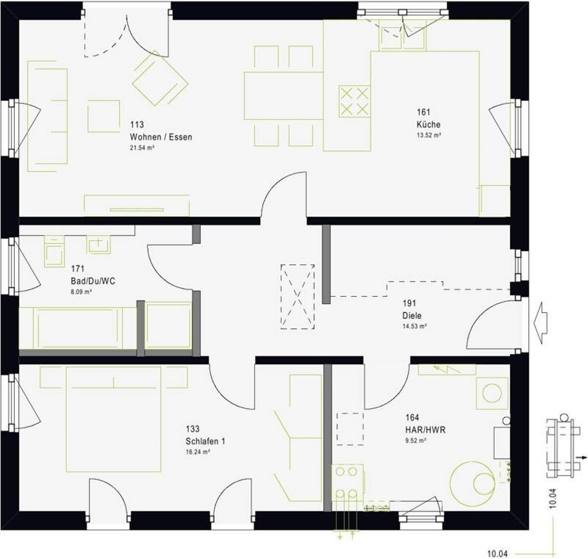 Bungalow in 22850 Norderstedt mit 83 m² kaufen