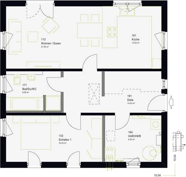 Bungalow in 22850 Norderstedt mit 83 m² kaufen
