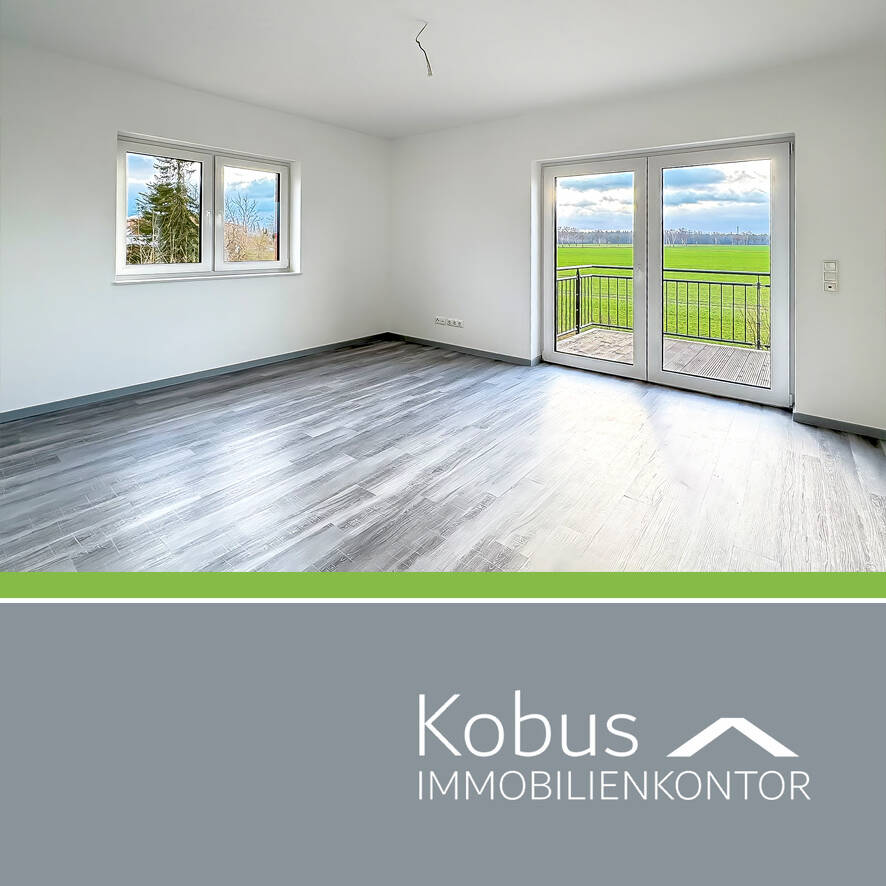 Erstbezug: OG-Wohnung mit Balkon zu vermieten