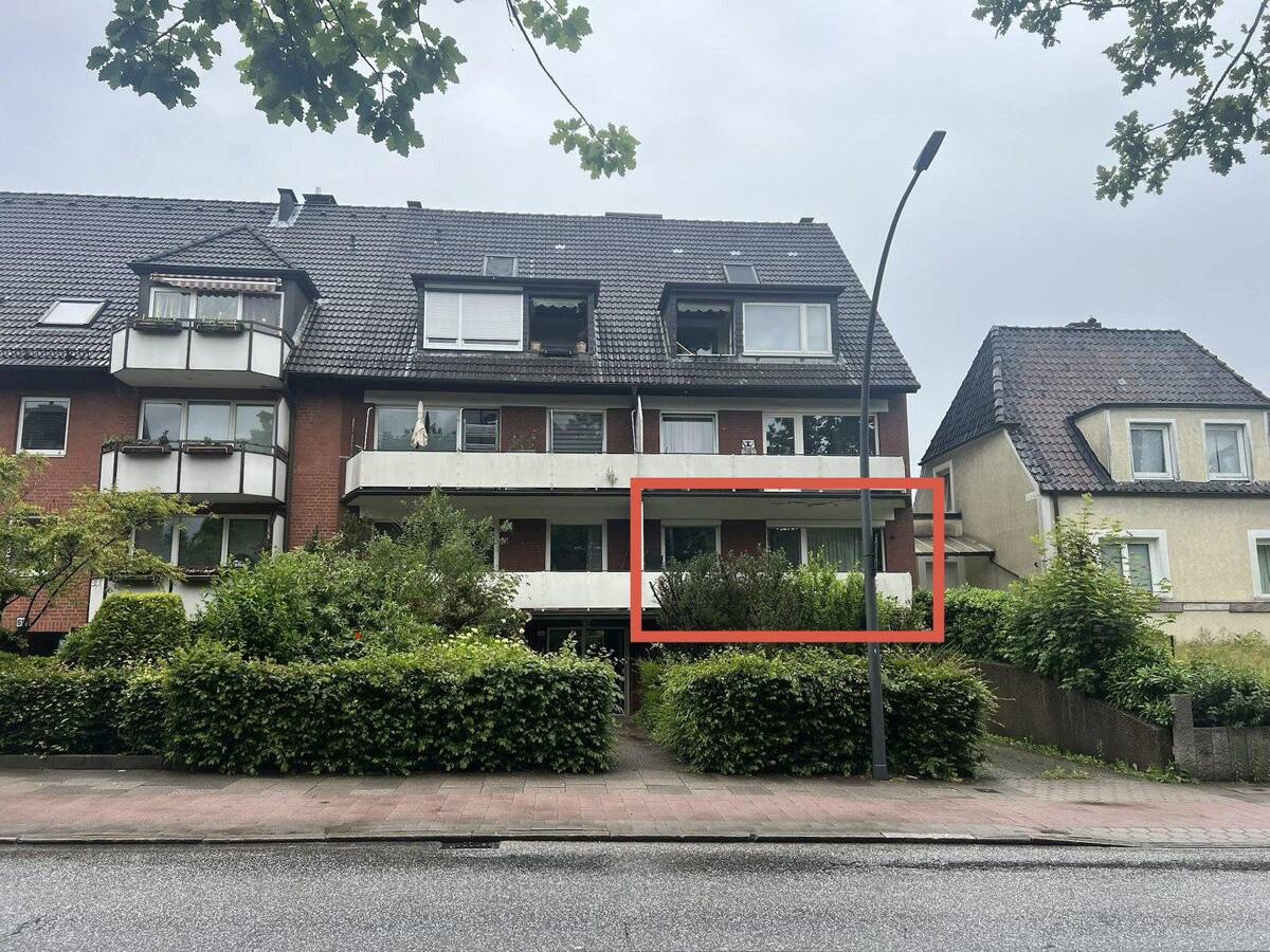 3-Zimmer-Wohnung mit großem Balkon - Provisionsfrei – 22117 Hamburg – Bild 1 von 8