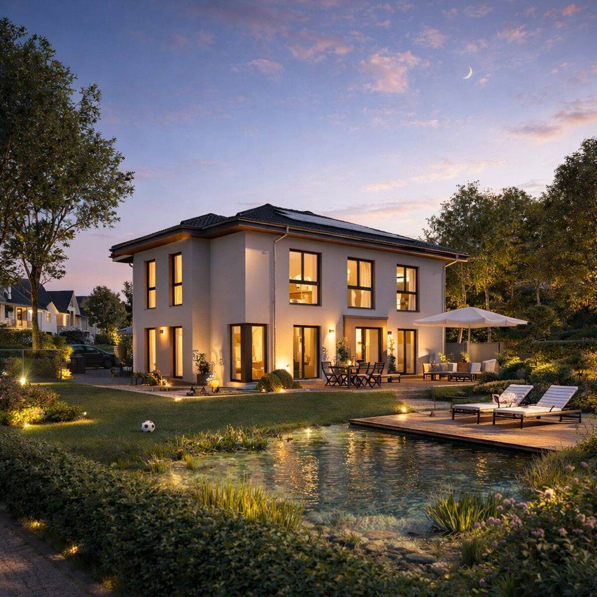 KFW 40QNG LivingHaus - Deine maßgeschneiderte Villa – 51109 Köln – Bild 1 von 7
