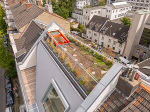 Spektakuläre Maisonettewohnung mit Dachgarten und Weitblick