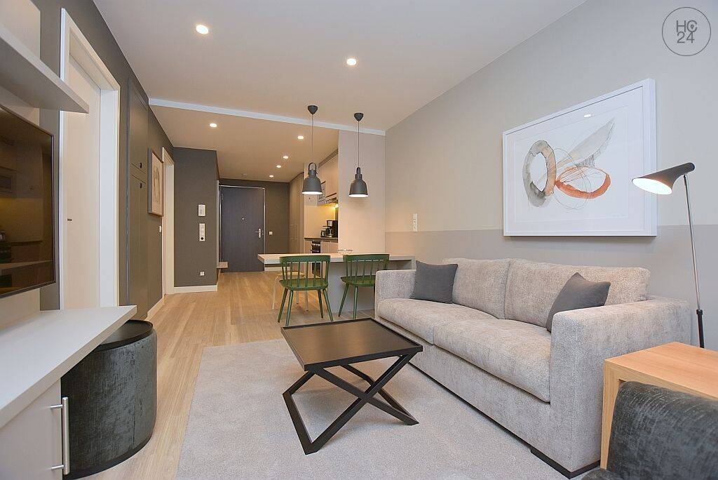 Modern möblierte und sonnige Wohnung mit Balkon in Stuttgart Nord