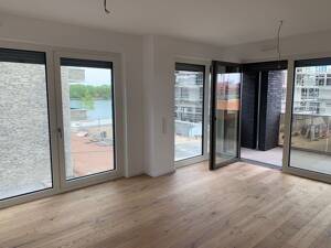 Rheinblick, 2-Zimmer Panorama - Wohnung mit Balkon und Loggia
