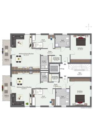 Attraktives Neubau-Mehrfamilienhaus - KfW 40 QNG Plus – 51147 Köln – Vorschaubild 8