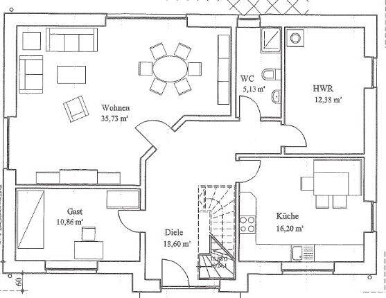 Modernisiertes Einfamilienhaus mit 6 Zimmern und Carport in Barum – Barum – Vorschaubild 2