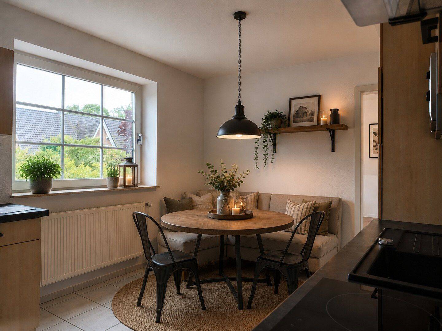**Willkommen Zuhause** Lichtdurchflutete 2-Zi Dachgeschoß-WHG renoviert mit Garten – Mittelangeln – Vorschaubild 2