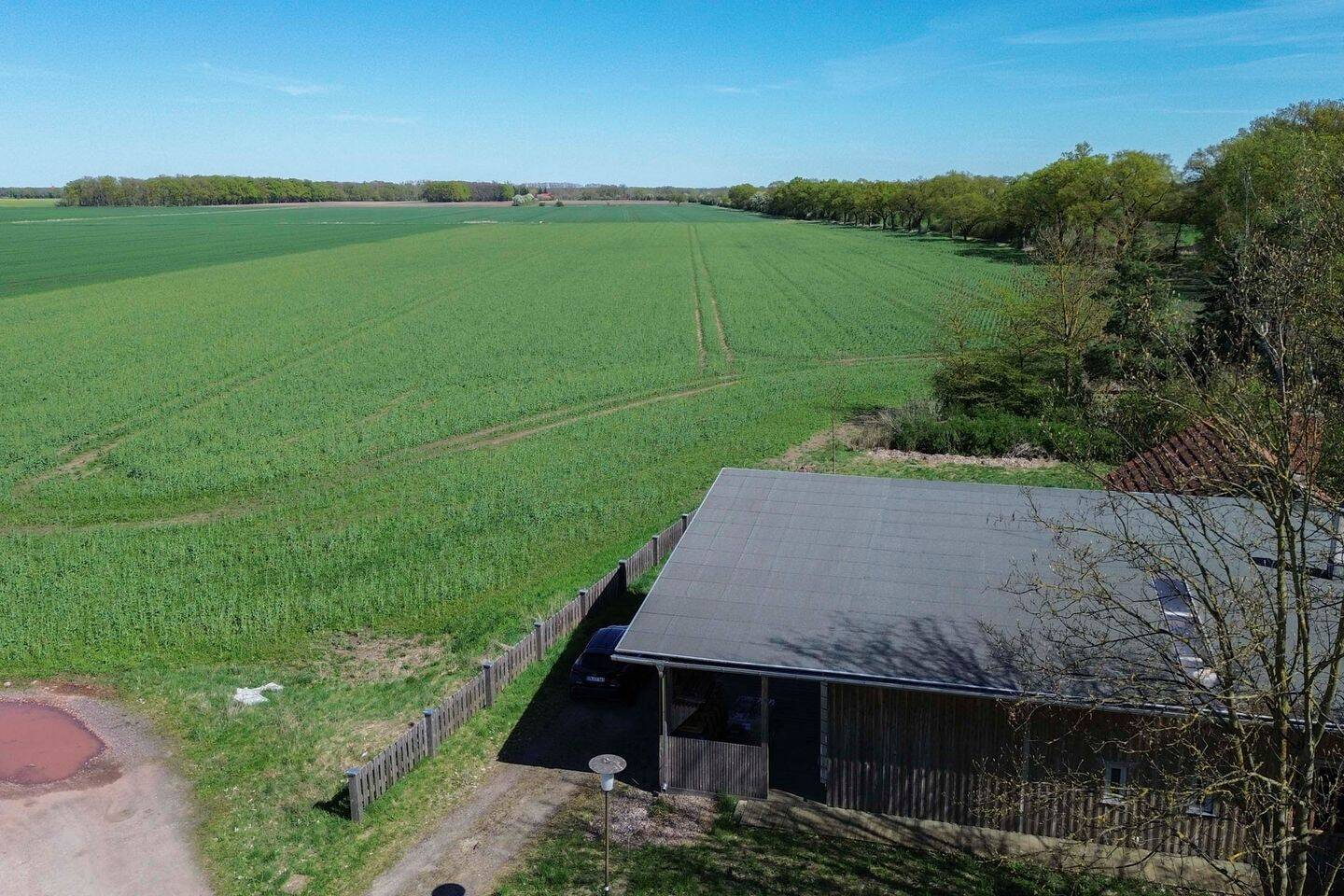 Viel Holz in ländlicher Ruhe: Kernsaniertes Wohnhaus mit tollem Raumklima in Feldrandlage – Werben (Elbe) – Bild 1 von 9