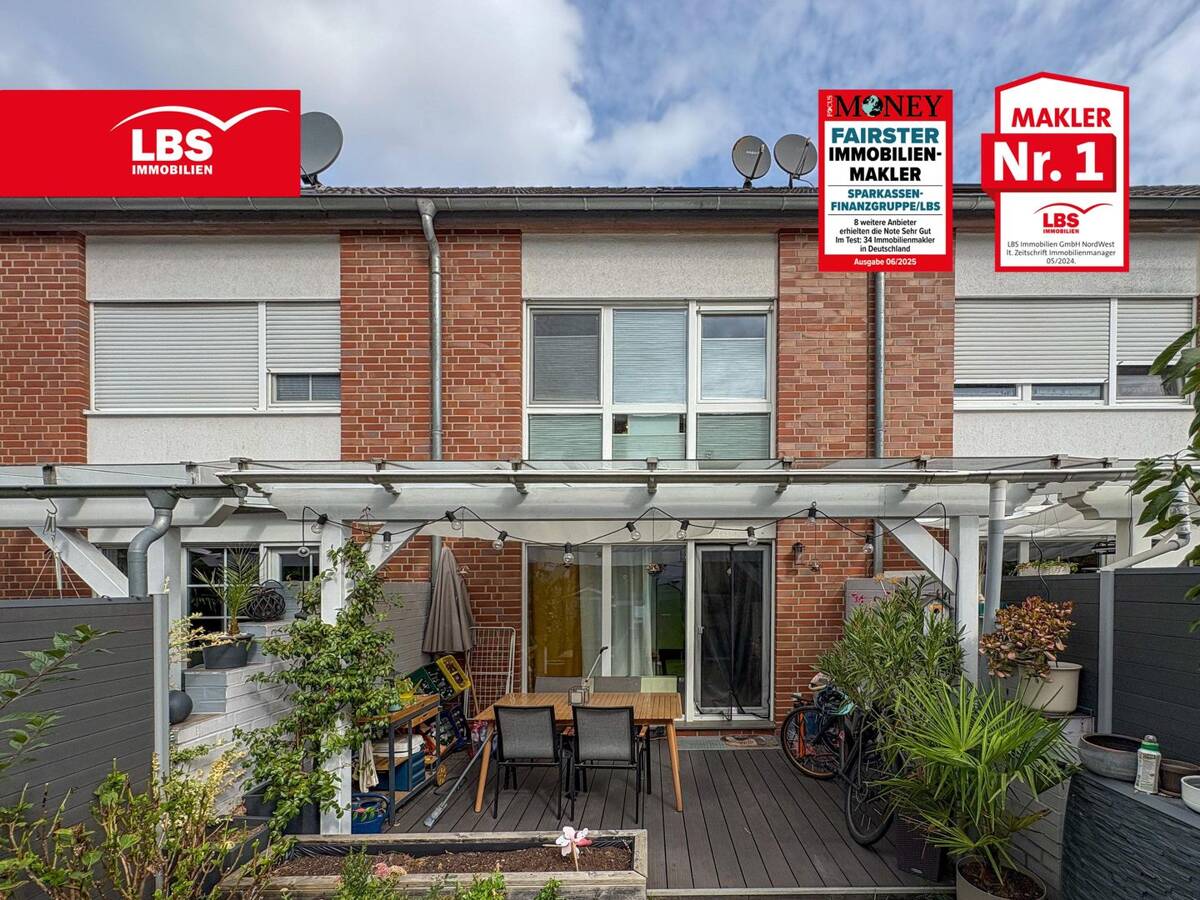 Gepflegtes Reihenhaus mit Garten & Garage – 45661 Recklinghausen – Bild 1 von 9