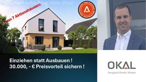 AKTION !! Ihr Traumhaus - gebaut auf Ihrem Grundstück oder mit unserem Grundstücksservice - EINZUGSFERTIG
