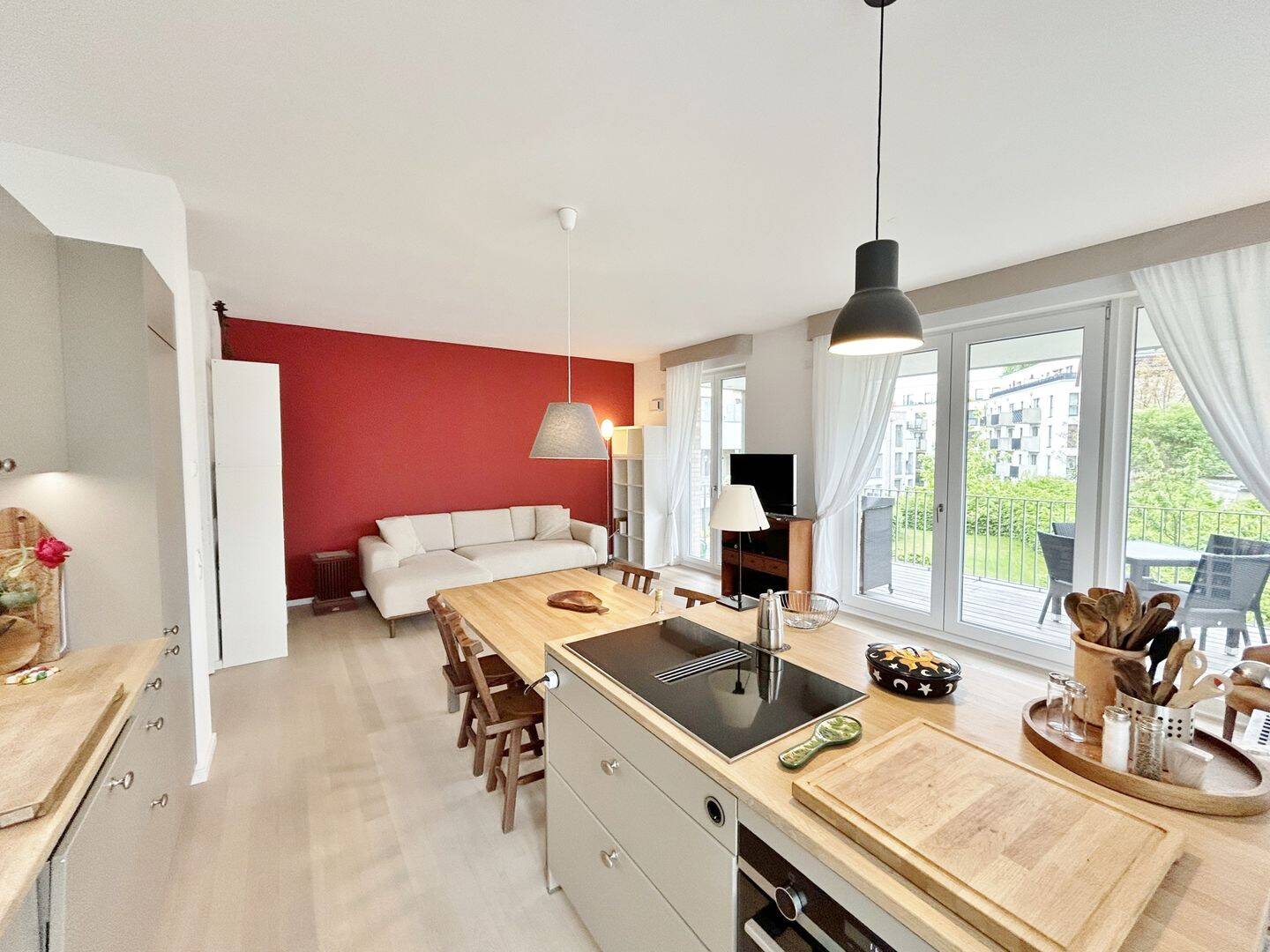 Wohnen auf Zeit Möblierte 3-Zimmer-Wohnung mit Südbalkon in Lübeck St. Jürgen – Lübeck – Vorschaubild 6