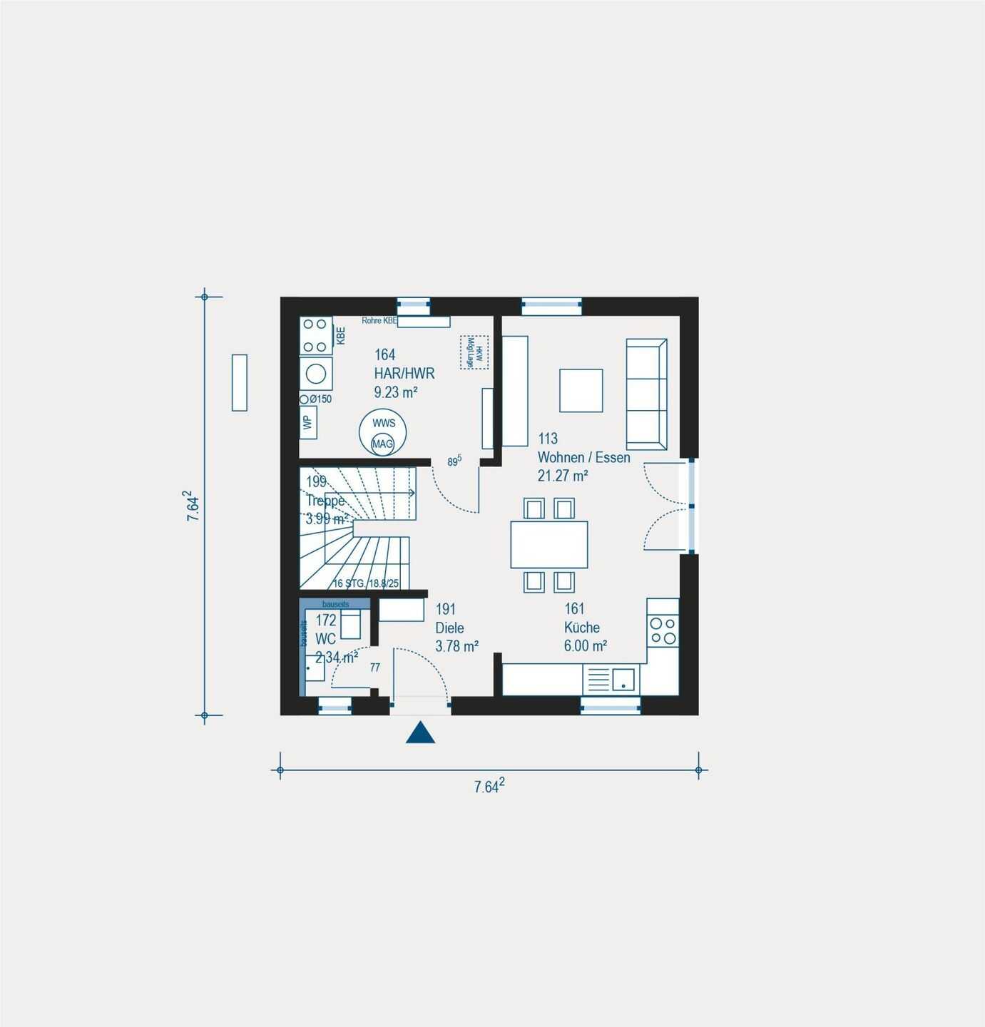 Bungalow - Geplant und gebaut by allkauf Haus – Ingolstadt – Vorschaubild 2