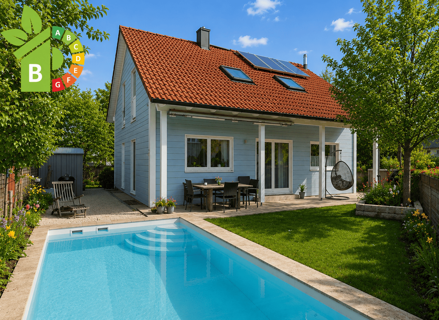 *ASCHHEIM AUFGEPASST* Sehr gepflegtes und exklusives Einfamilienhaus mit Pool in ruhiger Lage – Aschheim – Bild 1 von 9