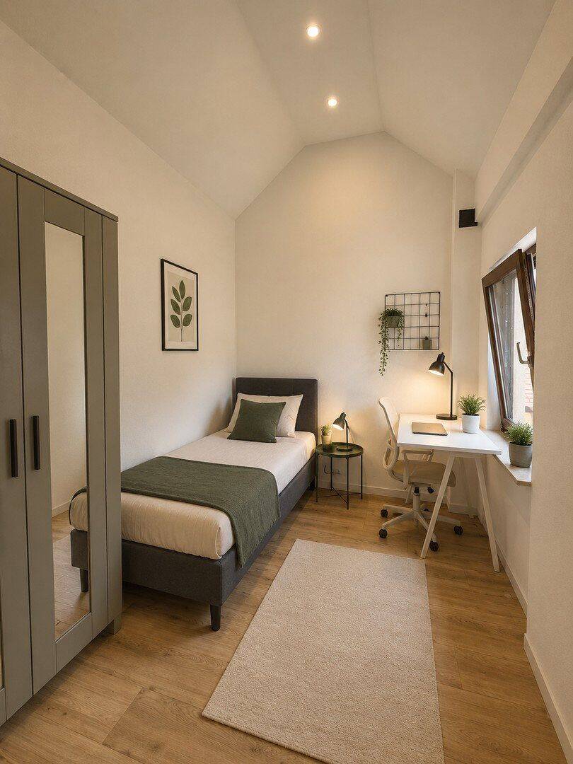 Provisionsfrei: Möblierte WG-Wohnung in Nürnberg-Südstadt | 6,0 % Rendite | Erstbezug – Nürnberg – Vorschaubild 2