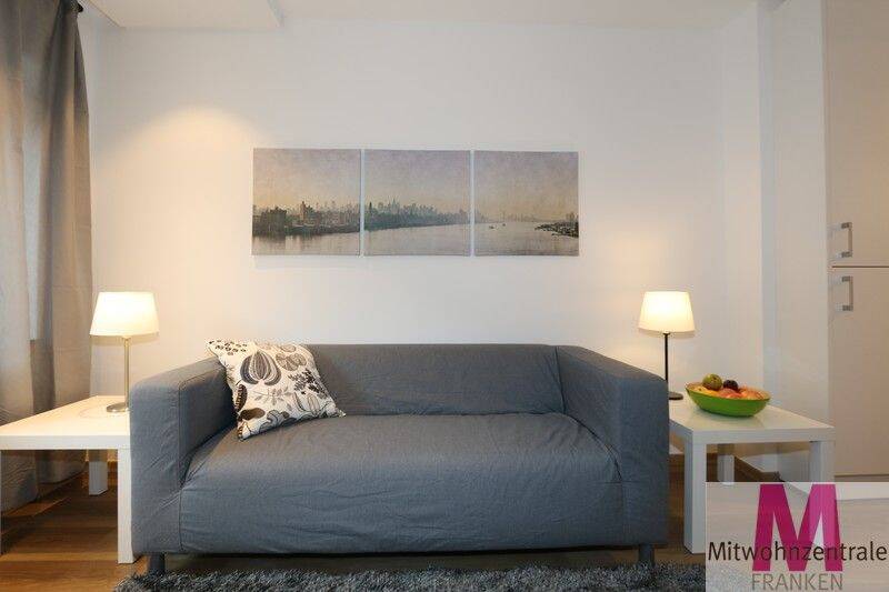 Modern möblierte 2-Zimmer-Wohnung mit Designküche in zentraler Lage von Nürnberg – Nürnberg – Vorschaubild 2