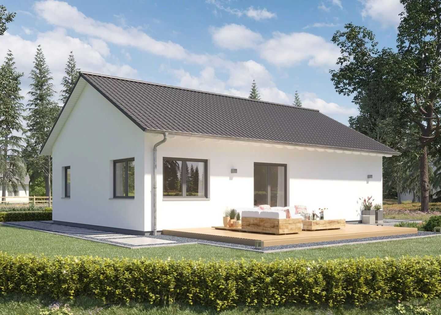 Das ComfortStyle 09.01 S: Bungalow mit 34-m²-Wohnzimmer - ebenerdig war selten so großzügig – Wächtersbach – Vorschaubild 5
