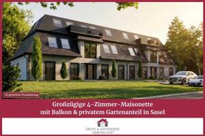 Großzügige 4-Zimmer-Maisonette mit Balkon & privatem Gartenanteil in Sasel