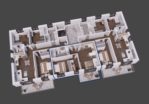 Modernes Wohnen im Neubau - 2-Zimmer-Wohnung mit Balkon – 18258 Schwaan – Vorschaubild 3