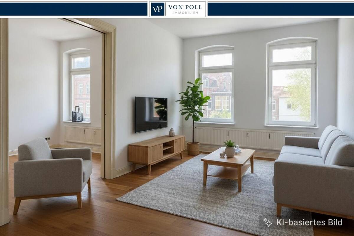 Klassischer Altbau nach Kernsanierung mit Balkon – 24114 Kiel – Bild 1 von 9