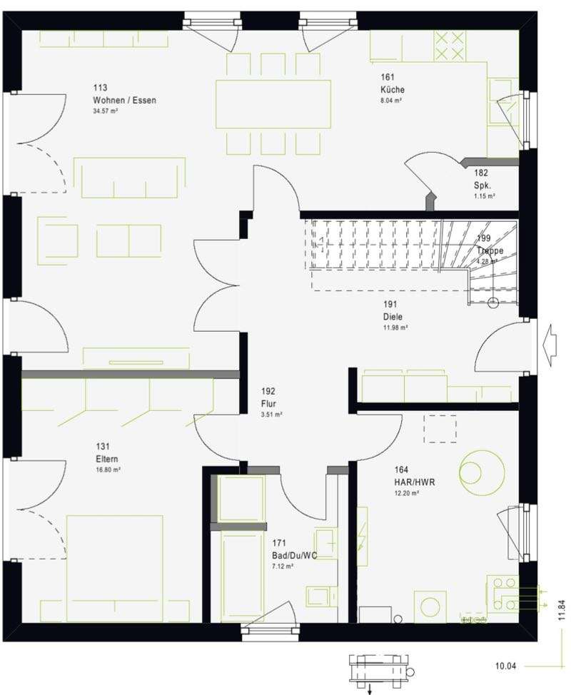 ??In Aachen bauen. Energieeffizient. Individuell geplant. ?? Stadtvilla "LifeStyle 17.01 W"?? – Aachen – Vorschaubild 4