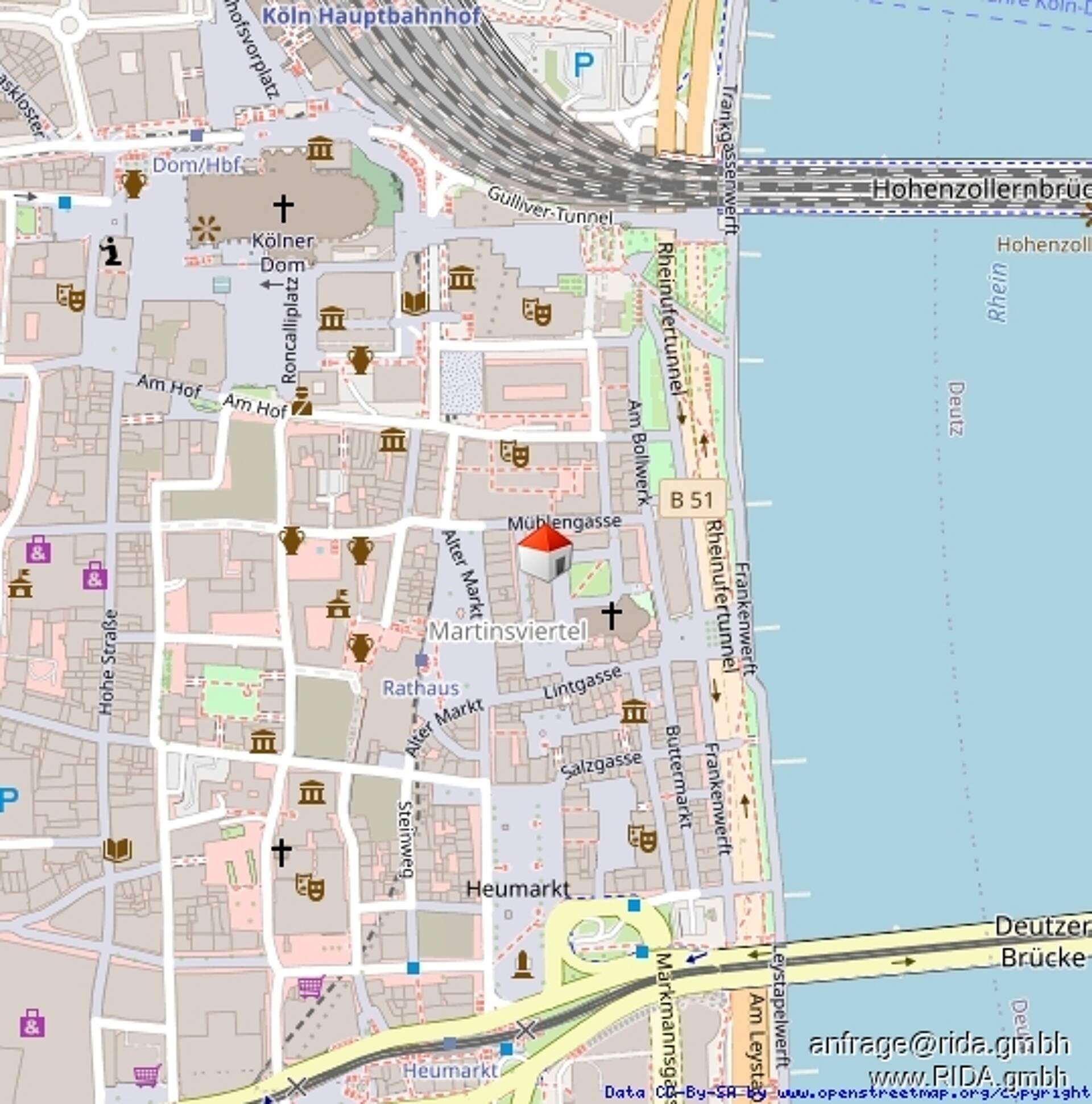 Etagenwohnung in 50667 Köln / Altstadt-Nord mit 160 m² kaufen