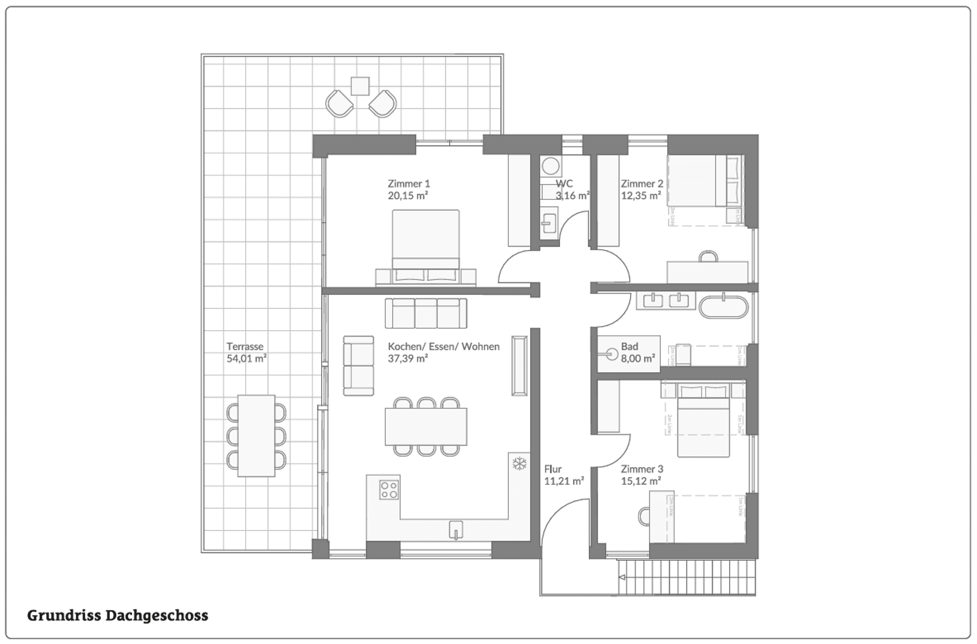 Terrassenwohnung in 78315 Radolfzell am Bodensee mit 134 m² kaufen